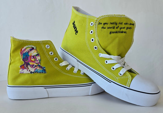 Jane Goodall - Sheroes Shoe
