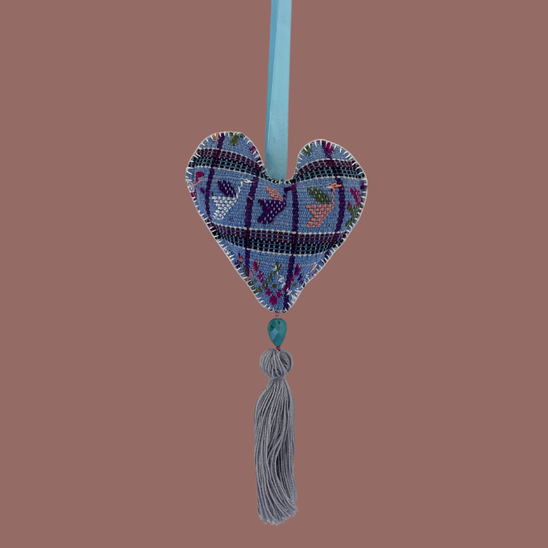 Huipil Heart Ornaments