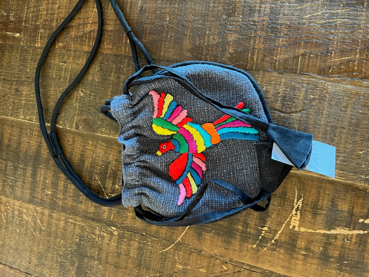 Multi-colored bird bag